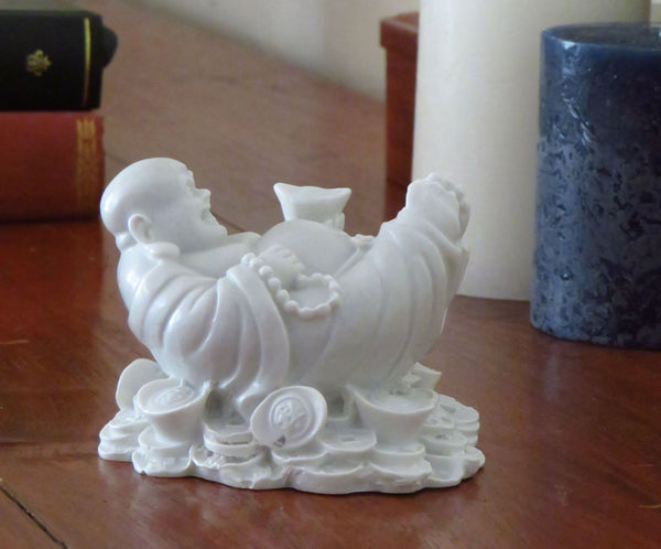 Laid back Chinese style Buddha of good fortune.
