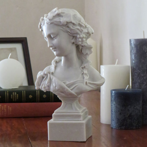 Céres Goddess of Agriculture in Cold cast marble