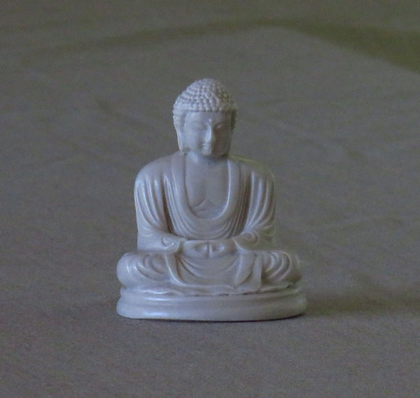 Medium Classic Mediataion Buddha in Reconstituted powdered Marble